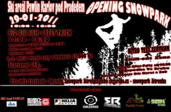 Snowpark OPENING ski areal Pawlin